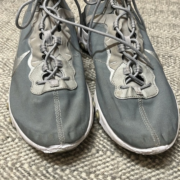 Nike‎ React Element 55 Size 15 Metallic Silver White Gray Black main image 6